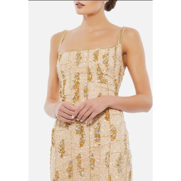 Mac Duggel gold dress 10770 - Picture 3 of 8